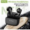 HTC Auricolari Bluetooth HTC NE51 Cuffie wireless sportive TWS Lunga durata con microfono Auricolari in-ear Auricolari traduttore AI