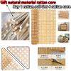 MOYU Rotolo in rattan di larghezza 40/45/50/55 cm, materiale per annodare naturale, rotolo di tessitura in canna di rattan, materiale in rattan per mobili, nucleo regalo