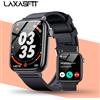LAXASFIT Smartwatch alla moda Cardiofrequenzimetro Sport Salute Sonno IP68 Impermeabile Chiamate Bluetooth Orologio intelligente per uomini e donne