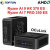 Topton Mini PC da Gaming Topton con AMD Ryzen AI 9 H 465 ES HX 370 ES 7 PRO 350 ES, OCuLink USB4, 2x2.5G LAN, Computer Desktop Windows 11 WiFi6E