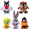 HUGKIS Nuovo 20 centimetri Grande Testa Looney Tunes Bugs Bunny Del Fumetto di Peluche Bambola Tweety Ciclone Daffy Peluche Figura Regali Per Bambini