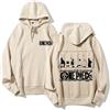 Bandai One Piece Anime Felpa con cappuccio 2026 Nuovo Pullover Uomo Donna Casual Streetwear Cosplay Rufy Zoro Personaggio Stampa Manga Felpa Unisex
