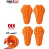 WOSAWE Protezione per Spalle, Gomiti e Schiena WOSAWE per Moto, Inserti di Sicurezza per Corse, Protezione per Schiena, Attrezzatura per Corse e Sci