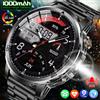GUHUAVMI Nuovo Smartwatch Militare da Esterno 2026, AMOLED da 1,85'', Batteria Grande da 1000mAh, Impermeabile 5ATM, Chiamate Vocali, Braccialetto Fitness Sportivo da Uomo
