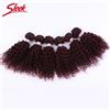 Sleek Fasci di capelli umani ricci crespi brasiliani 6 pezzi 99J Jerry estensioni dei capelli umani ricci Topper donna fasci di capelli umani Remy al 100%