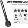 TOSEEK Supporto per computer da bici Supporto per tachimetro per cronometro per computer da ciclismo in carbonio per supporto per luce Wahoo Garmin Giant Bryton