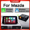 CARABC P2 Wired o P3 Wireless Carplay Android auto Adattatore Per Retrofit Mazda 2 3 6 CX3 CX5 CX8 MX5 USB HUB Kit TK78669U0C 00008fz34