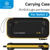 Hagibis Custodia da trasporto Hagibis per Switch 2, borsa in pelle PU portatile da viaggio con 10 slot per schede di gioco, custodia per accessori NS2