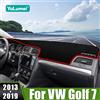 YaLumei Cruscotto dell'auto Copertura antiscivolo Parasole Pad Accessori protettivi Per Volkswagen VW Golf7 MK7 2013 2014 2015 2016 2017 2018 2019