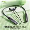 Acer Auricolare Bluetooth wireless Acer Ohr561, da indossare al collo, dedicato per sport, corsa e ciclismo, microfono ad alta definizione integrato, riduzione del rumore delle chiamate, qualità audio