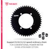 GOLDIX PASS QEUST 110BCD AERO Corona per bicicletta 36T-60T 7075 Materiale per misuratore di potenza SHIMANO R2000/R3000/R4700/R5800/R6800/R9000