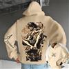 Bandai Felpa con cappuccio da uomo One Piece Monkey D. Rufy Anime Primavera Autunno Inverno Ragazzo Vestito genitore-figlio a maniche lunghe di alta qualità