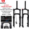 BOLANY 20*4.0 pollici Supension D'aria Forcella Fat Tire Air Forcella Neve Forcella Anteriore MTB Forcella QR 9x130mm Viaggio E-bike Forcella