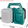 dawupine Caricabatterie portatile veloce a 4 slot/doppie porte per batterie Makita 18V 21V al litio per batterie BL1830/1415/1815/1850
