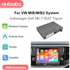 AUTOABC Wireless Carplay Android Auto Per Volkswagen VW Golf 7 Tiguan Lamando Magotan Phideon Teramont con Sistema MIB1/MIB2