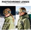 Kapvoe Occhiali da sci fotocromatici per esterni Lenti antiappannamento magnetiche Protezione UV400 Uomo Donna Occhiali da sci Occhiali per sport invernali