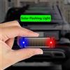 ctzsoop Mini LED a energia solare per auto Spia antifurto wireless Allarme simulato Lampada di avvertenza Allarme fittizio lampeggiante di sicurezza notturna