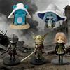 Bandai Hot Ring Gaming Q Versione Mini Ranni Cat Melina Malenia Il Mezzo Lupo Action Figure Lani Ornamenti Magagici Bambole regalo