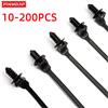 PINMOAP Fascetta con cerniera in nylon nero Fascetta per cablaggio autobloccante Fascetta per tubo per auto da 210 mm Fascio di fissaggio per cavo Rilegatura fissa 10/20/50/100/200 PZ