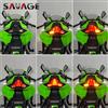 SAVAGE 2025 ZX6R ZX25R ZX10RR LED Fanale posteriore Indicatore di direzione integrato per Kawasaki Ninja ZX-4R ZX-4RR ZX-10R ZX250 ZX400 R/RR ZX636