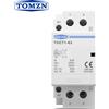 TOMZN TOCT1-63 2P 63A AC 110V/120V 220V/230V 50/60Hz Contattore modulare AC per uso domestico su guida Din 2NO/1NO1NC/2NC