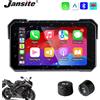 Jansite 5'' TPMS Navigatore per moto IPX7 Schermo Carplay wireless impermeabile Monitor portatile con display Android Auto per moto