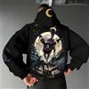 Bandai Pokémon Gioco portatile Umbreon Stampato Maglione da uomo Primavera/Autunno Nuovo Allentato Quotidiano Palestra Sport Americano Hip Hop Maglione Top