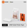 XIAOMI Originale 100% Xiaomi ZINK Carta per stampante tascabile Stampa fotografica autoadesiva 50 pezzi Fogli Xiaomi Mini stampante fotografica tascabile da 3 pollici CN