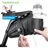 NEWBOLER 2.5L Borsa da bicicletta impermeabile a sgancio rapido MTB Borsa da bici da strada Borsa da bici a righe riflettenti Accessori MTB