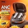 Acer Cuffie wireless Acer Ohr646 Design in-ear Riduzione del rumore Anc Qualità audio Hifi Durata della batteria ultra lunga Wireless 6.0 Bassa latenza per giochi Compatibile con telefoni e tablet Regalo