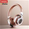 Lenovo LE602 Bluetooth 6.0 Cuffie over-ear Suono stereo HiFi Auricolari musicali alla moda ENC HD Chiamate Cuffie cablate wireless