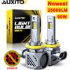 AUXITO 2 pezzi 25000LM H11 faro a LED Canbus H8 H9 9005 HB3 9012 HIR2 9006 HB4 Turbo LED lampada frontale per auto senza errori 6500K 80W 12V