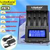 liitokala Caricabatterie Intelligente Portatile LiitoKala Lii-700 Lii-600 Lii-500 per Batterie Li-ion Ni-MH AA AAA 18650 21700 26650 18500 con Funzione di Misurazione della Capacità