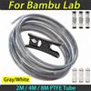 Creality Tubo in PTFE ultra liscio per filamento da 1,75 mm con taglierina per estrusore, tubo di lunghezza diametro esterno 2,5 mm IDx4 mm per Bambu Lab A1/P1P/P1S/X1C