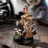Robotime Kit Modello Elicottero Da Vinci 3D ROKR, Set di Costruzione Meccanico Fai-da-Te con Luci e Movimento, Modello Ingegneristico in PVC