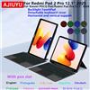 AJIUYU Custodia con tastiera magica per Xiaomi Redmi Pad 2 Pro 12.1 pollici 2025 Redmi Pad 2 Pro Poco Pad 12.1 "Tablet Tastiera Cover con slot per penna