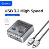 ORICO Multi 4 porte USB 3.2 Hub Splitter 10 Gbps USB A Tipo C Slot Docking Station Adattatore USB 3.0 multiplo Extender per PC portatile