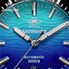ADDIESDIVE Fiery Sunset Clouds Orologio da uomo AD2526 BGW9 Blu luminoso 8215 Vetro zaffiro 1000m Orologio meccanico automatico subacqueo
