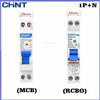 CHNT CHINT 18MM MCB RCBO NXB-40 NB2LE 30ma TypeAC Curva C DPN DPNL Interruttore automatico a corrente residua DZ267 DZ267LE