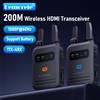 Lemorele Trasmettitore e Ricevitore HDMI Wireless 200m, Extender Video Wireless 1080P per Live Streaming e Fotografia
