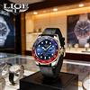LIGE 2026 Nuovo Orologio da Uomo di Lusso al Quarzo in Acciaio Inossidabile Impermeabile Luminoso con Data e Giorno della Settimana, Orologio alla Moda per Uomo + Scatola