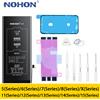 NOHON Batteria Del Telefono per iphone 5 6S 7 8plus X Xr Xs Max 11 12Pro 13 14 plus 15 15Pro MAX 12Mini SE Sostituzione Originale Bateria