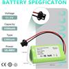 Aleaivy Batteria compatibile LS001-02 per Vactidy T6 T7 T8 Robot aspirapolvere 11.1V 2600mAh Confezione agli ioni di litio Accessorio di ricambio per spazzatrice