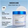 Medicube ZERO PORE PAD 2.0, Dischetti di Cotone Pre-imbevuti a Doppia Texture, Formula Idratante e Lenitiva, Skincare Coreana, K-Beauty, Trucco Coreano