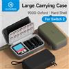 Hagibis Custodia da trasporto portatile per Switch 2 Borsa da viaggio grande per accessori NS Caricatore/cavo/dock con 14 cartucce di gioco