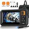 INSKAM Telecamera per endoscopio industriale Telecamera per ispezione periscopio LCD 1080P con telecamera per serpenti per auto impermeabile IP67 da 8 mm regali per uomo