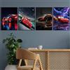 Disney Lightning McQueen 95 Car Cool Gallery Poster Stampe Autoadesive Decorazioni per la casa Decorazione Decalcomanie da muro Adesivo per soggiorno
