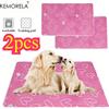 KEMORELA 2 pezzi di fodera per pipì riutilizzabile extra large per animali domestici, tappetino antiscivolo facile da pulire, poliestere lavabile in lavatrice per cani, conigli, criceti di porcellini d'India