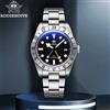 ADDIESDIVE Nuovo orologio da uomo di lusso 200 Orologio al quarzo impermeabile in acciaio inossidabile BGW9 Orologio in acciaio inossidabile GMT super blu luminoso