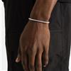 ESKEEM Bracciale Tennis ESKEEM 2/3/4/5mm in Moissanite, Bracciale Bling Iced Out in Ottone con Moissanite, Gioielli Hip Hop di Lusso con Certificato GRA